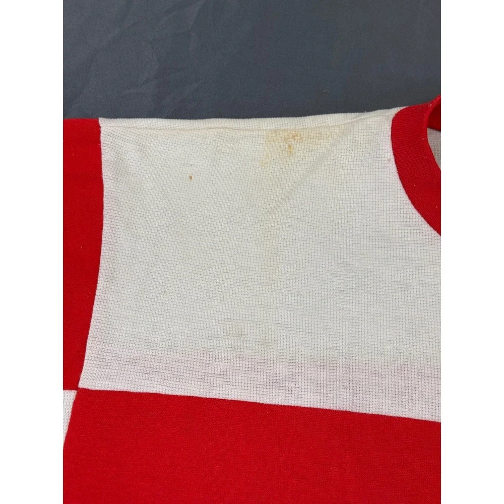 Vintage 90's Nike Colorblock T-Shirt Red White Made in USA Mens M Futura Logo